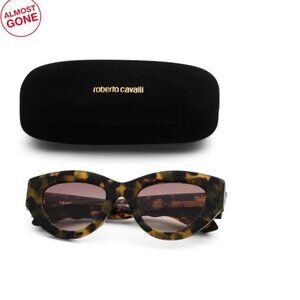 ROBERTO CAVALLI Havana 51mm Cat Eye Sunglasses